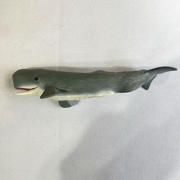 Safari Ltd Vintage 1998 Sperm Whale 8 Inch Ocean Wildlife Plastic Figure - Picture 7 of 7